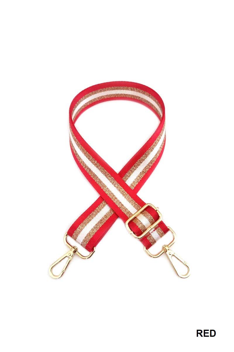 Game Day Striped Shoulder Bag Strap