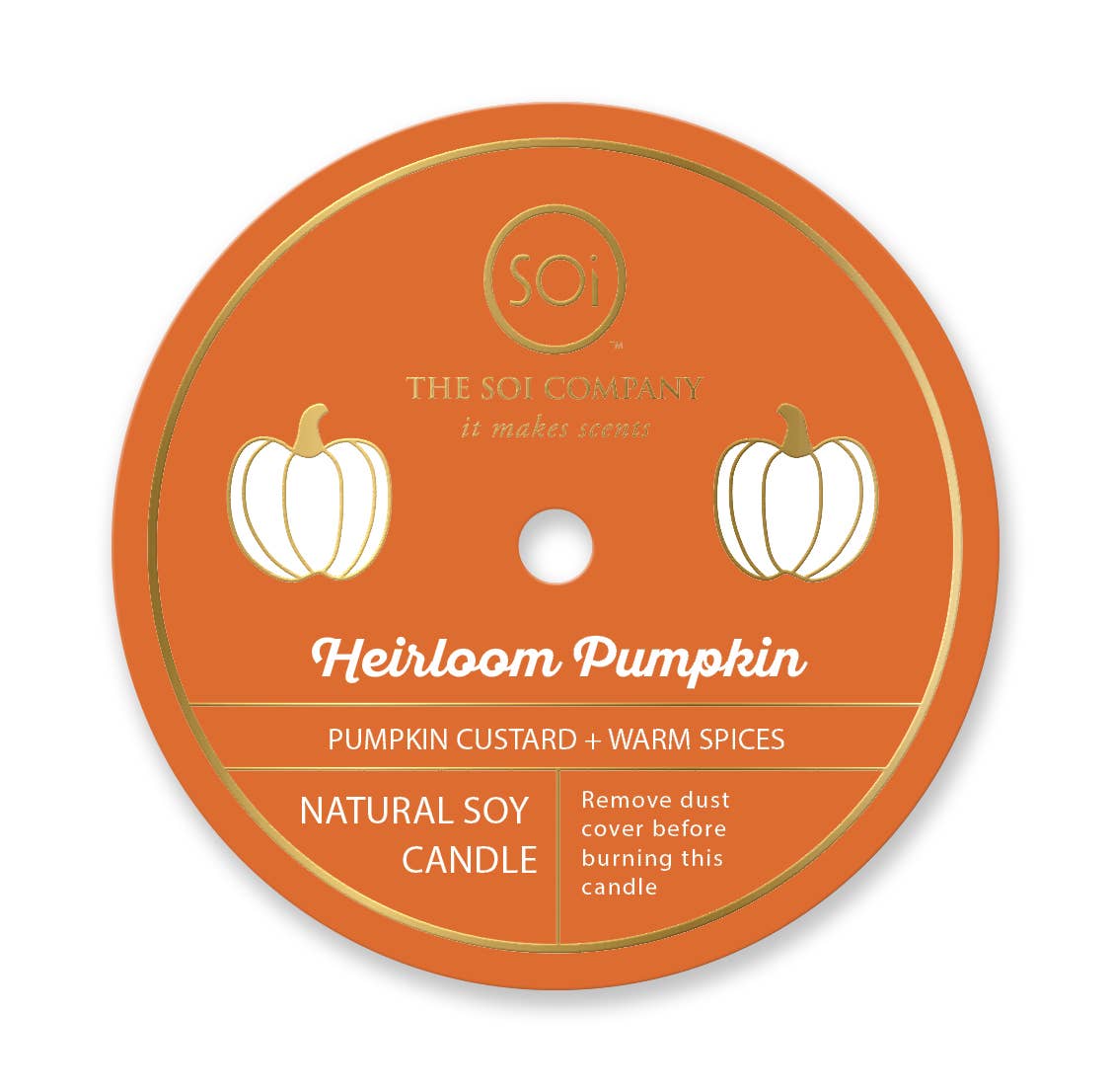 Heirloom Pumpkin Fall 12oz Icon Candle