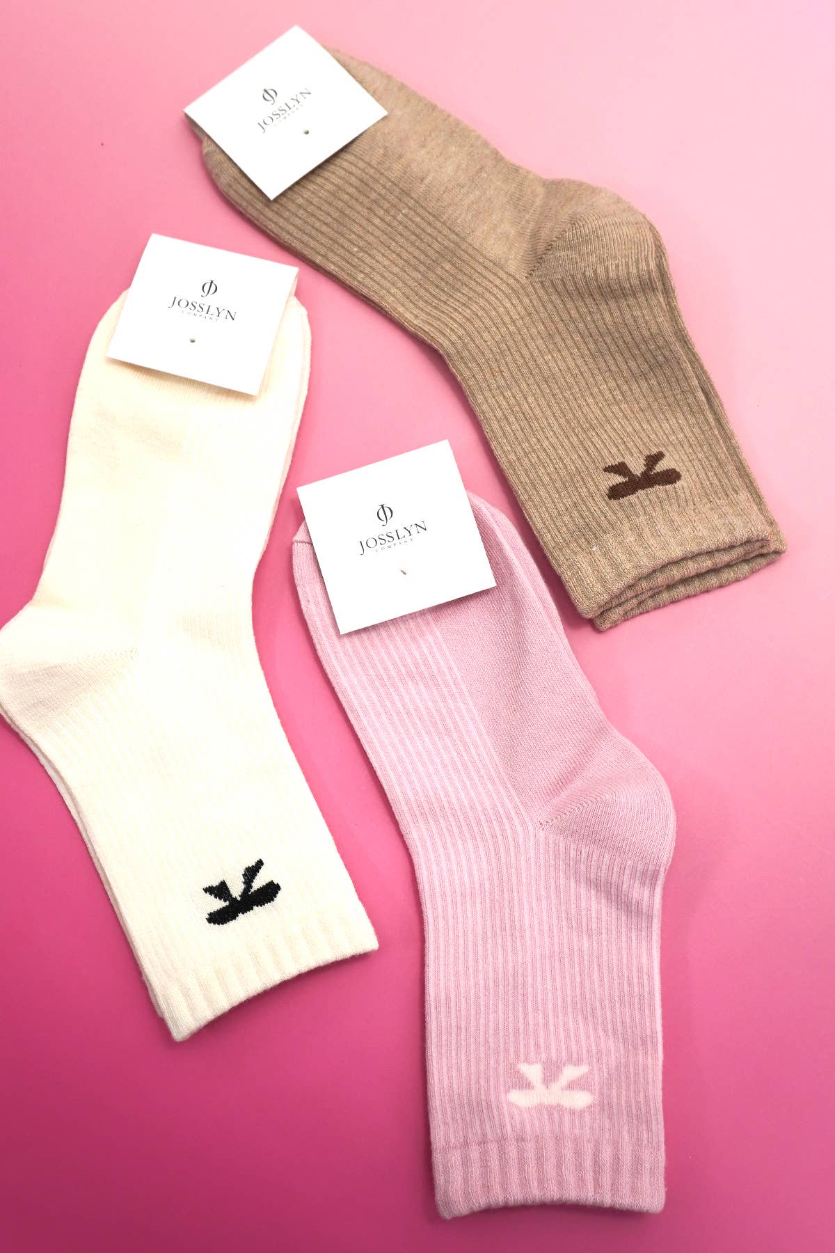 WOMAN RIBBED BOW KNOT SOCKS