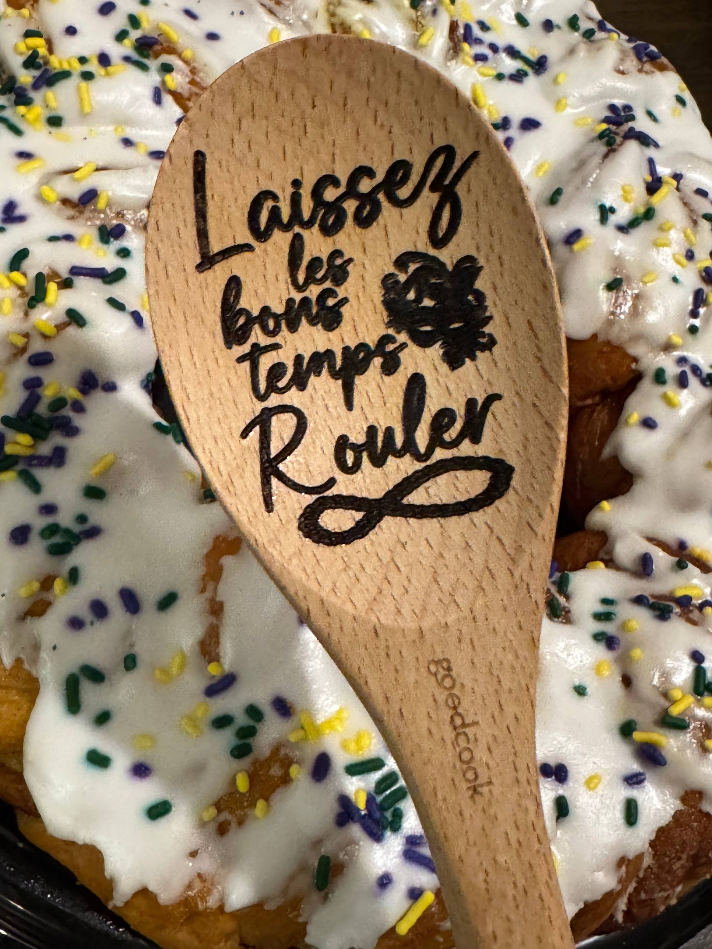Mardi Gras Laissez les Bons Temps Rouler Cajun French Spoon