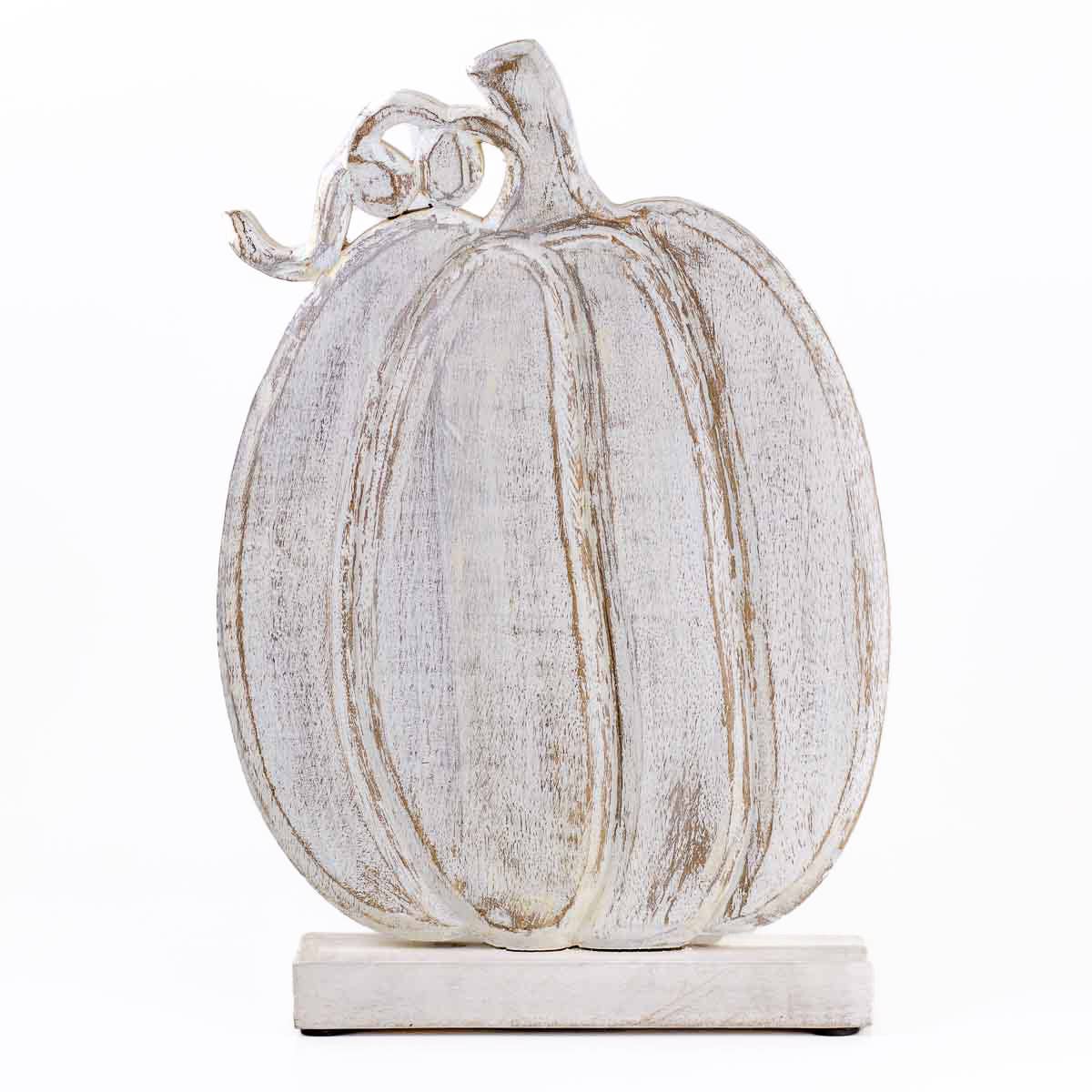Worcester Pumpkin Antique White 8.5x13.75x2