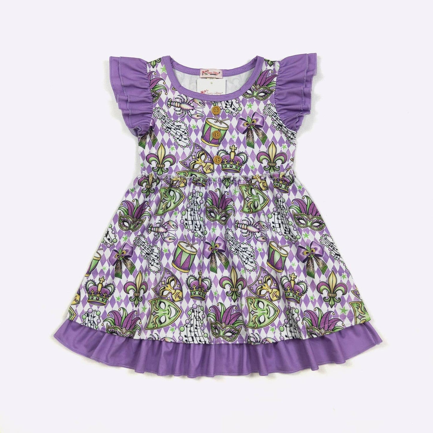 Mardi Masquerade Girls Dress