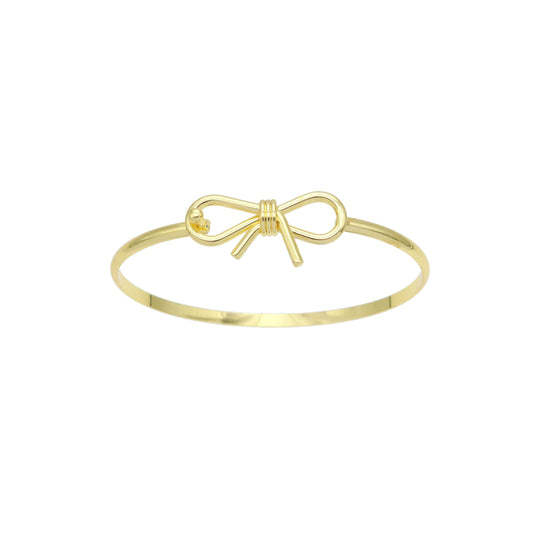 Plain Gold Bowknot  Bracelet