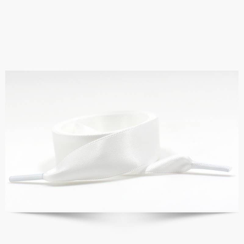 SILK SATIN RIBBON BOW PAIR SHOE LACES