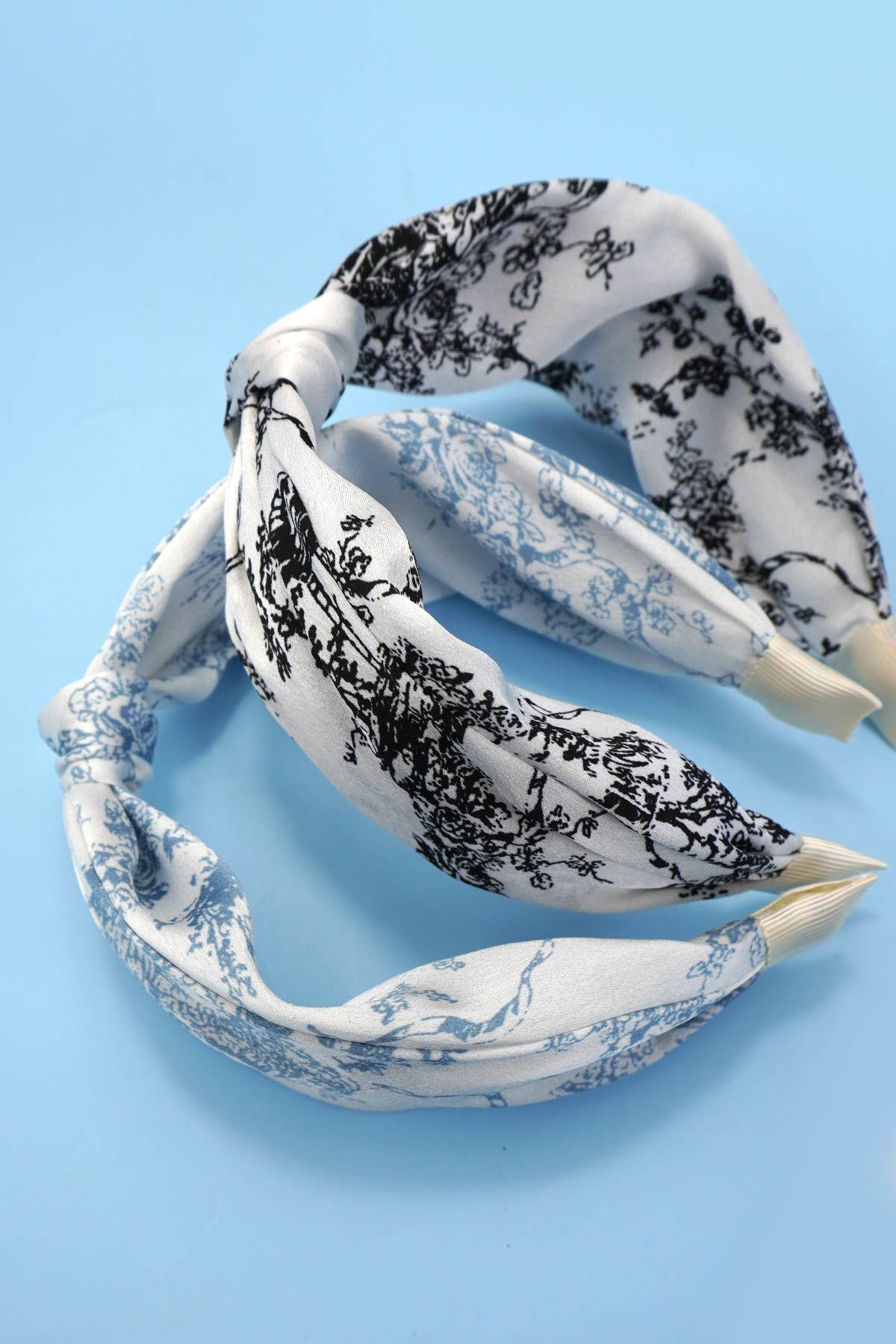 FLORAL TOILE PATTERN VINTAGE HAIR BAND BANGS | 40HB168