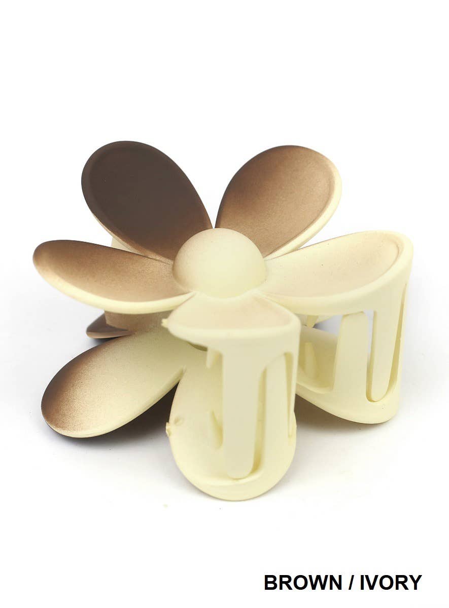 FLOWER HAIR CLAW CLIP