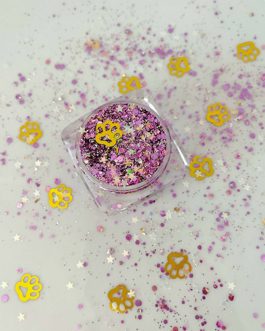 Let’s Geaux Girls LSU Tigers Football Face and Body Glitter
