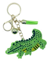 Puffy Rhinestone Keyring