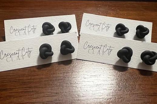 Clay Knot Earrings