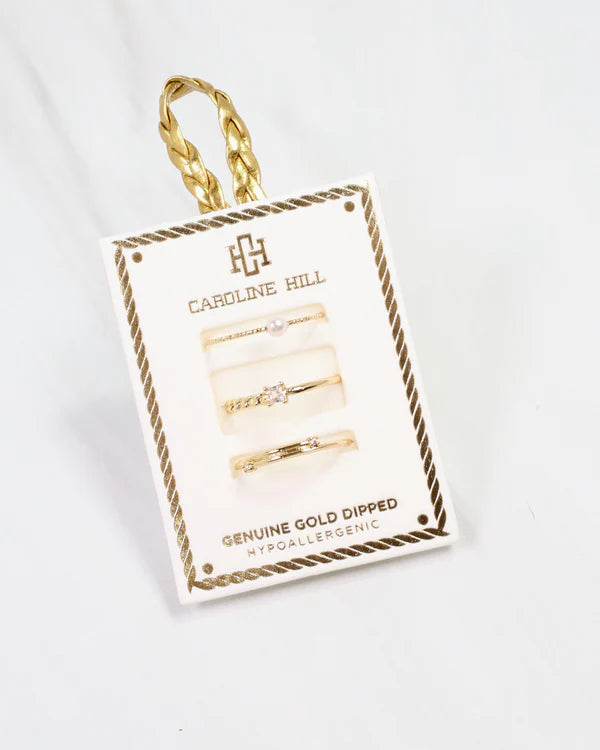 Brilliana Ring Set Gold