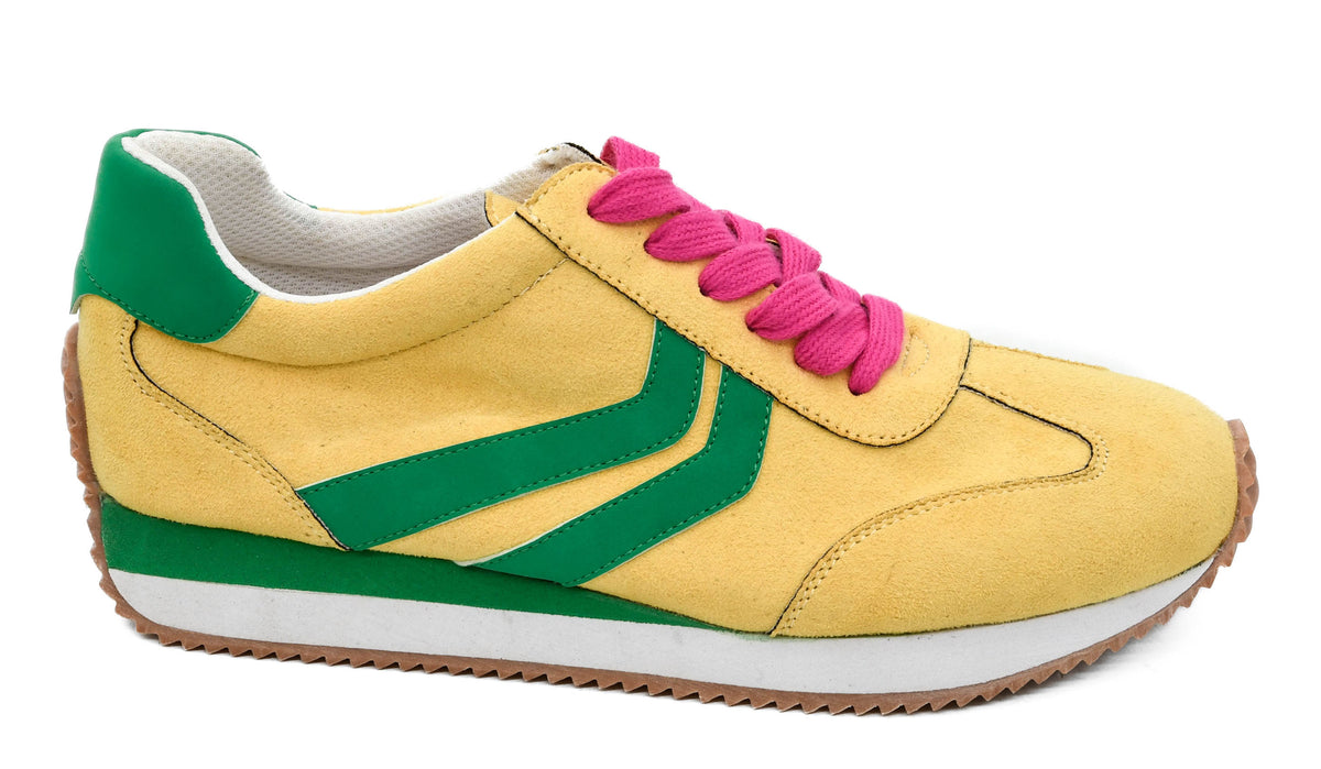 Corky's Yellow Green Combo Sneaker