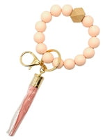 Silicone Bead Key Wristlet