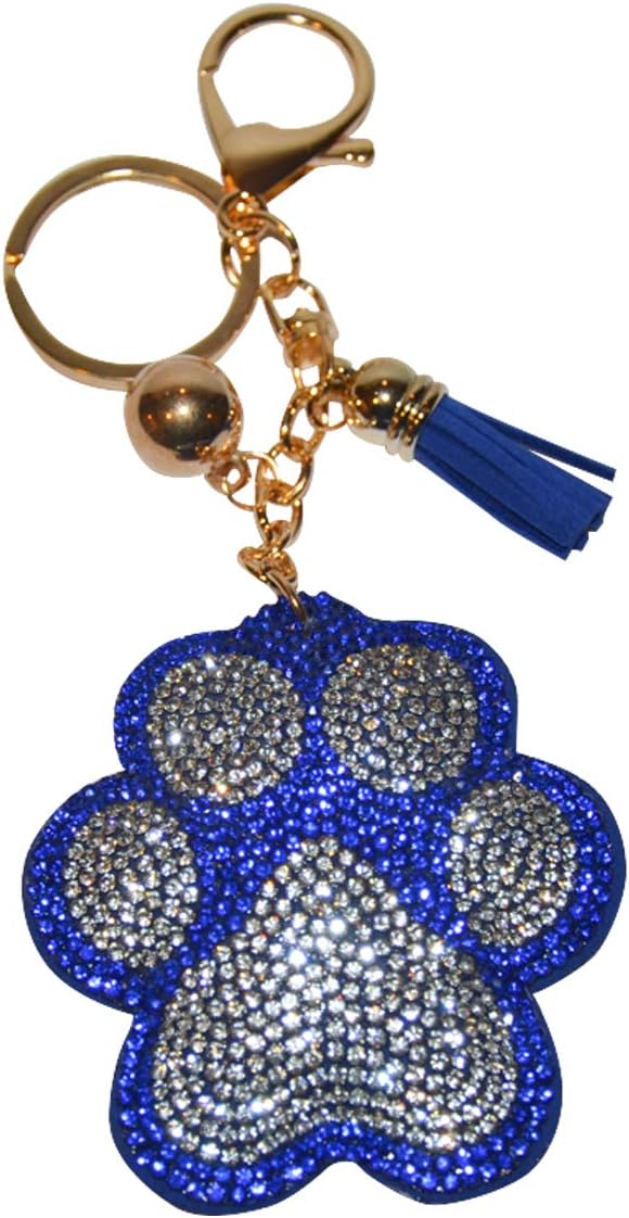 Puffy Rhinestone Keyring