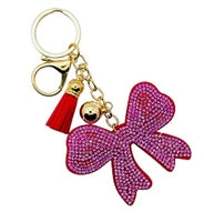 Puffy Rhinestone Keyring