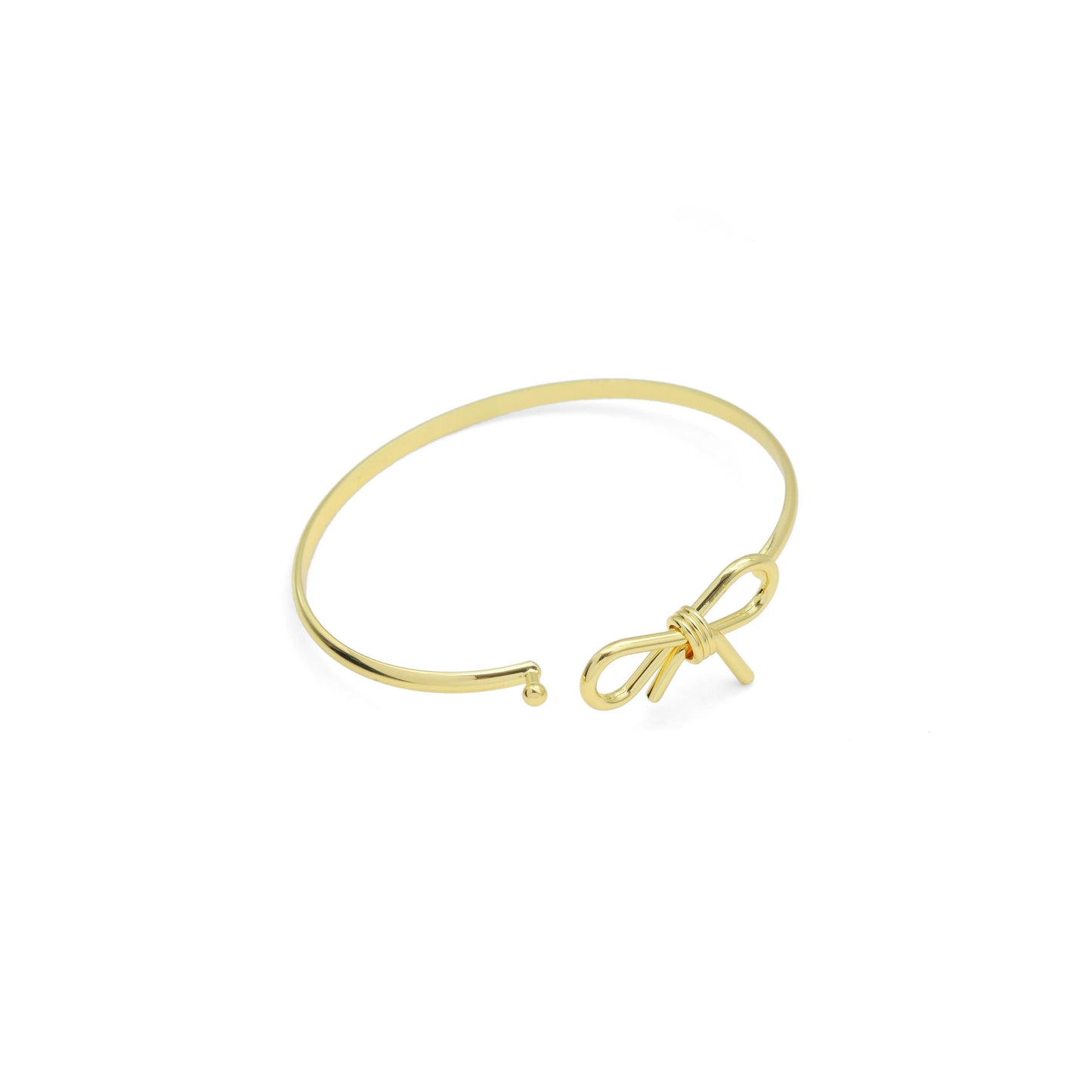 Plain Gold Bowknot  Bracelet