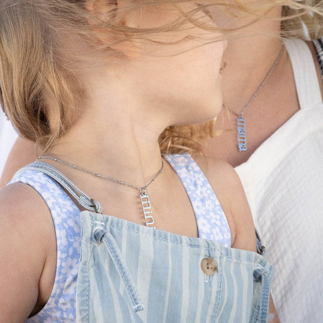 18K Gold PVD Stainless Steel Mama Charm