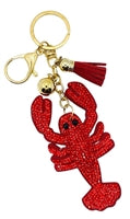 Puffy Rhinestone Keyring