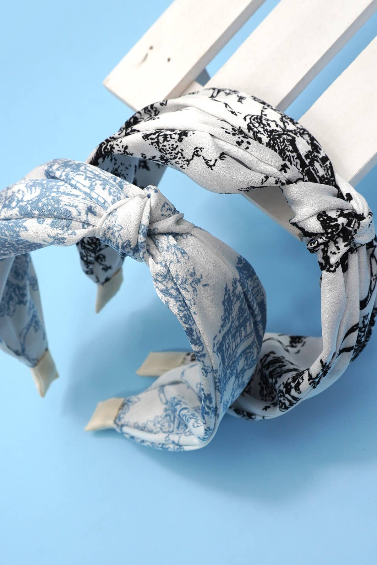 FLORAL TOILE PATTERN VINTAGE HAIR BAND BANGS | 40HB168