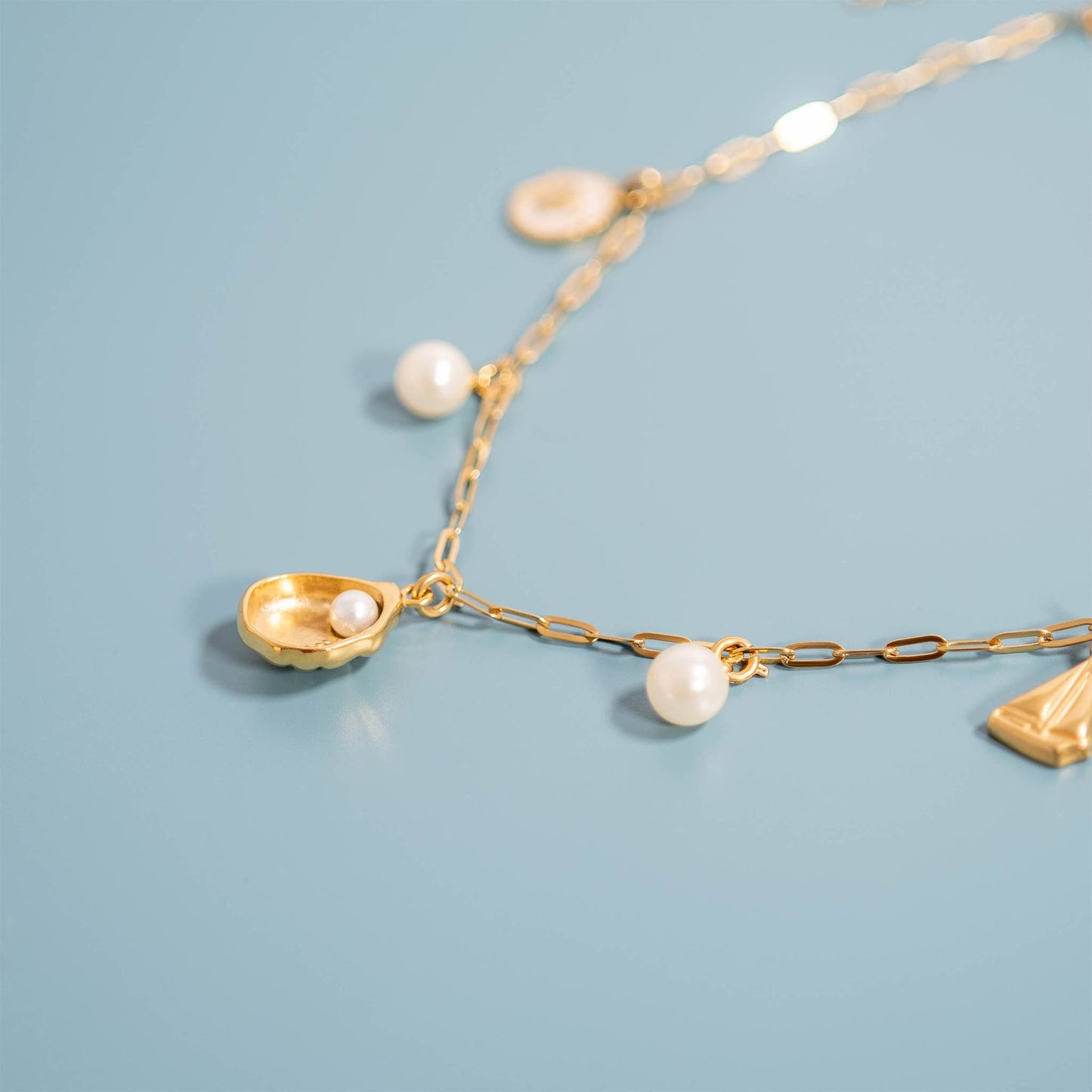 8mm Glass Pearl Charms