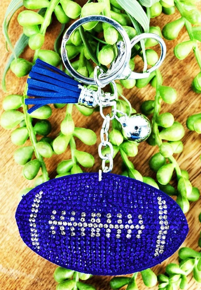 Puffy Rhinestone Keyring