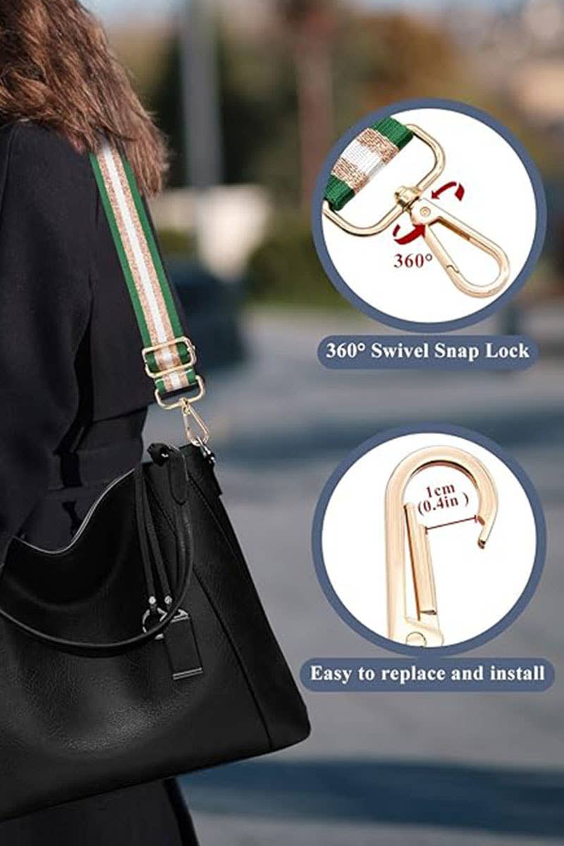 Game Day Striped Shoulder Bag Strap