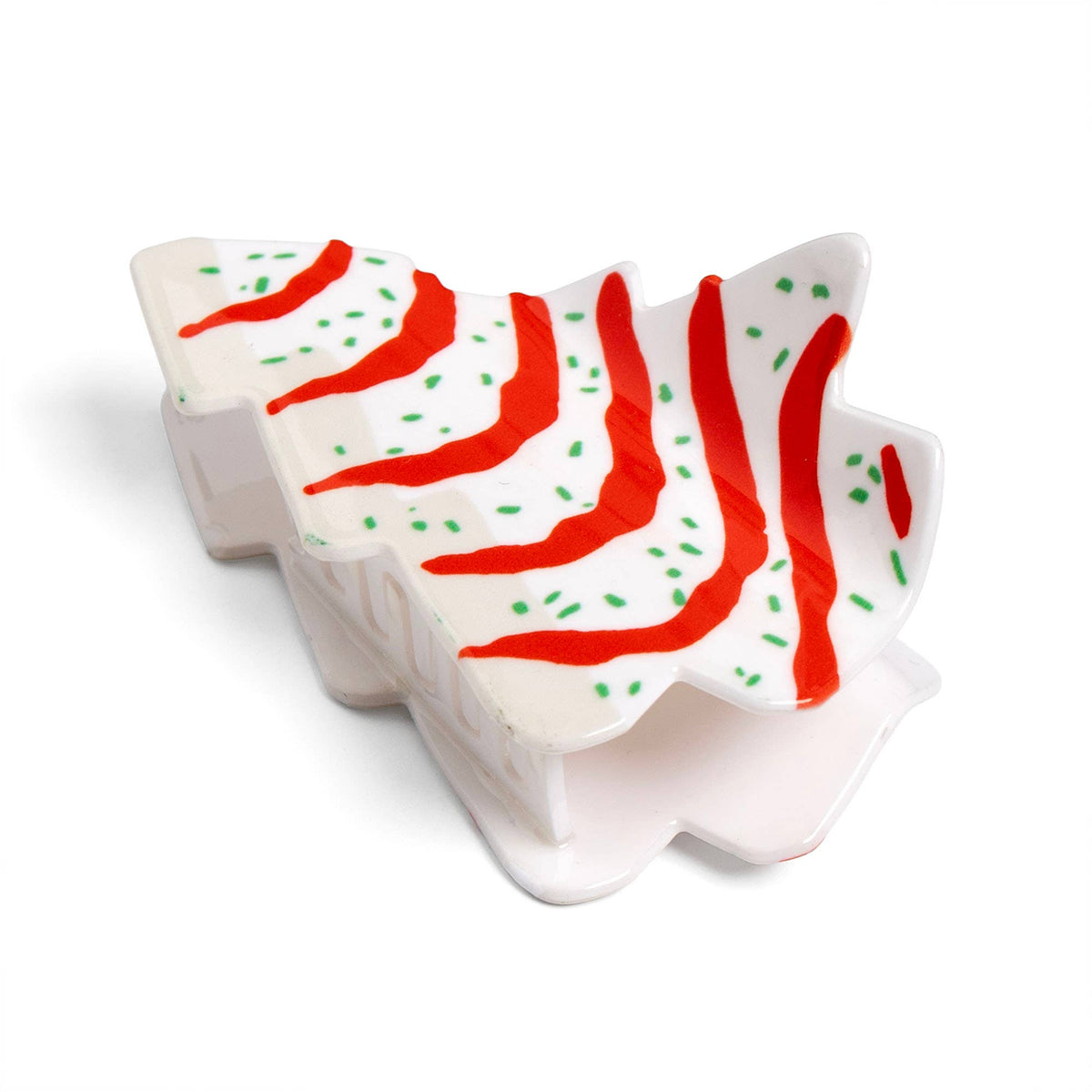 Christmas Tree Cake Claw Hair Clip