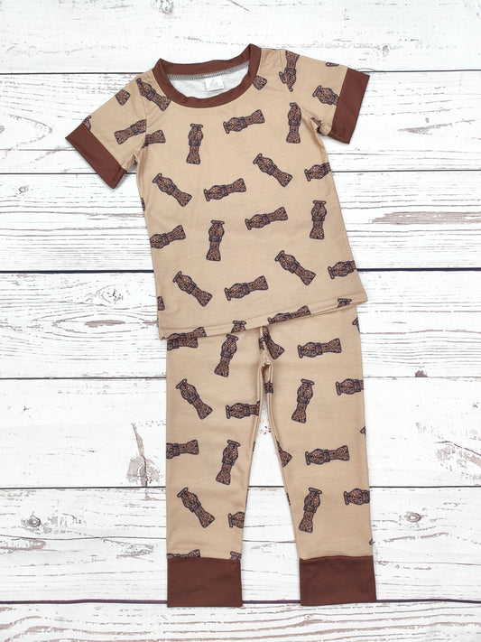 Boys Camouflage Duck Call Print Sleepwear Set
