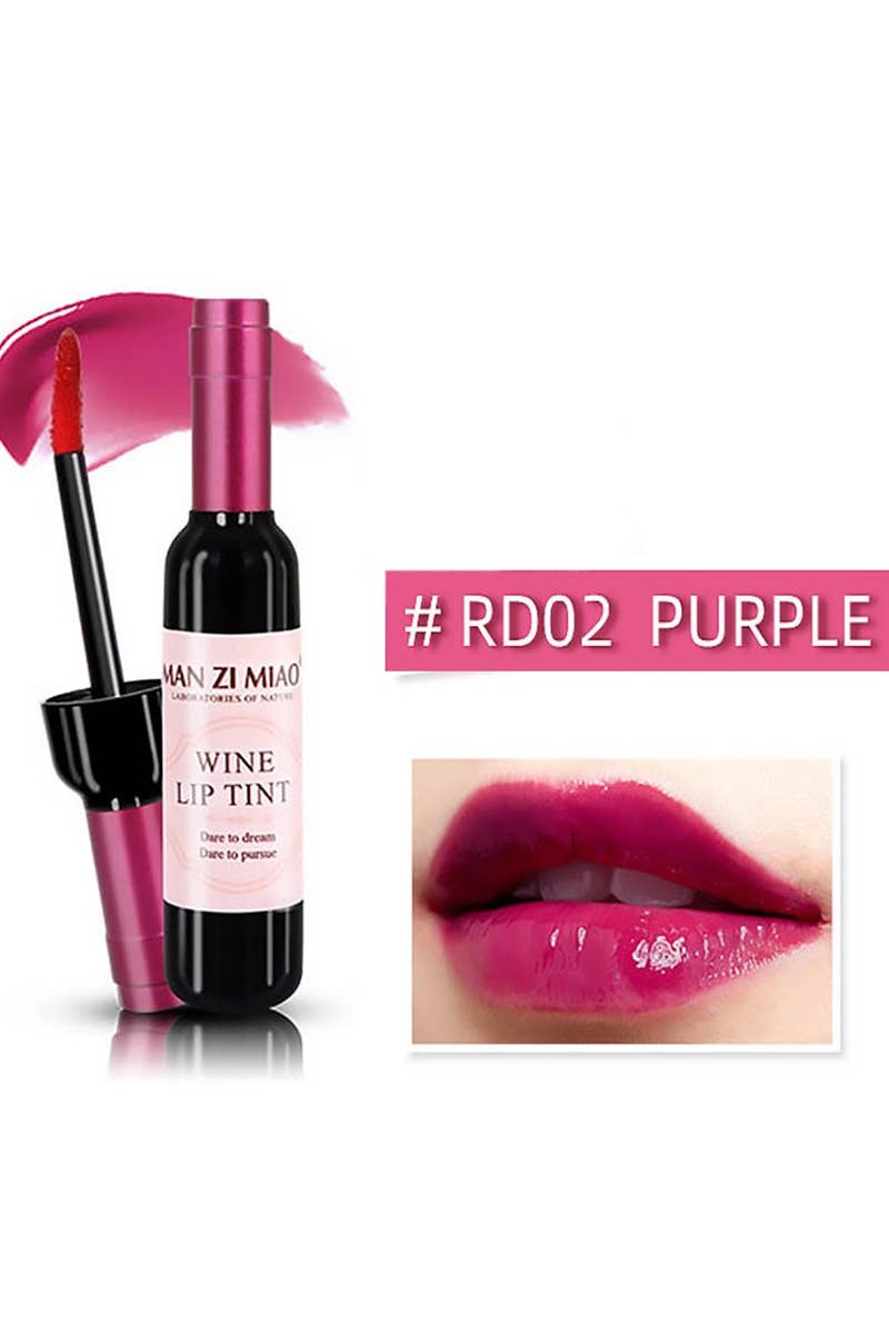Long-lasting Lip Tint wine bottle shape Valentine gift