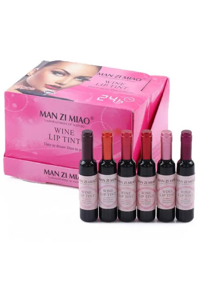 Long-lasting Lip Tint wine bottle shape Valentine gift