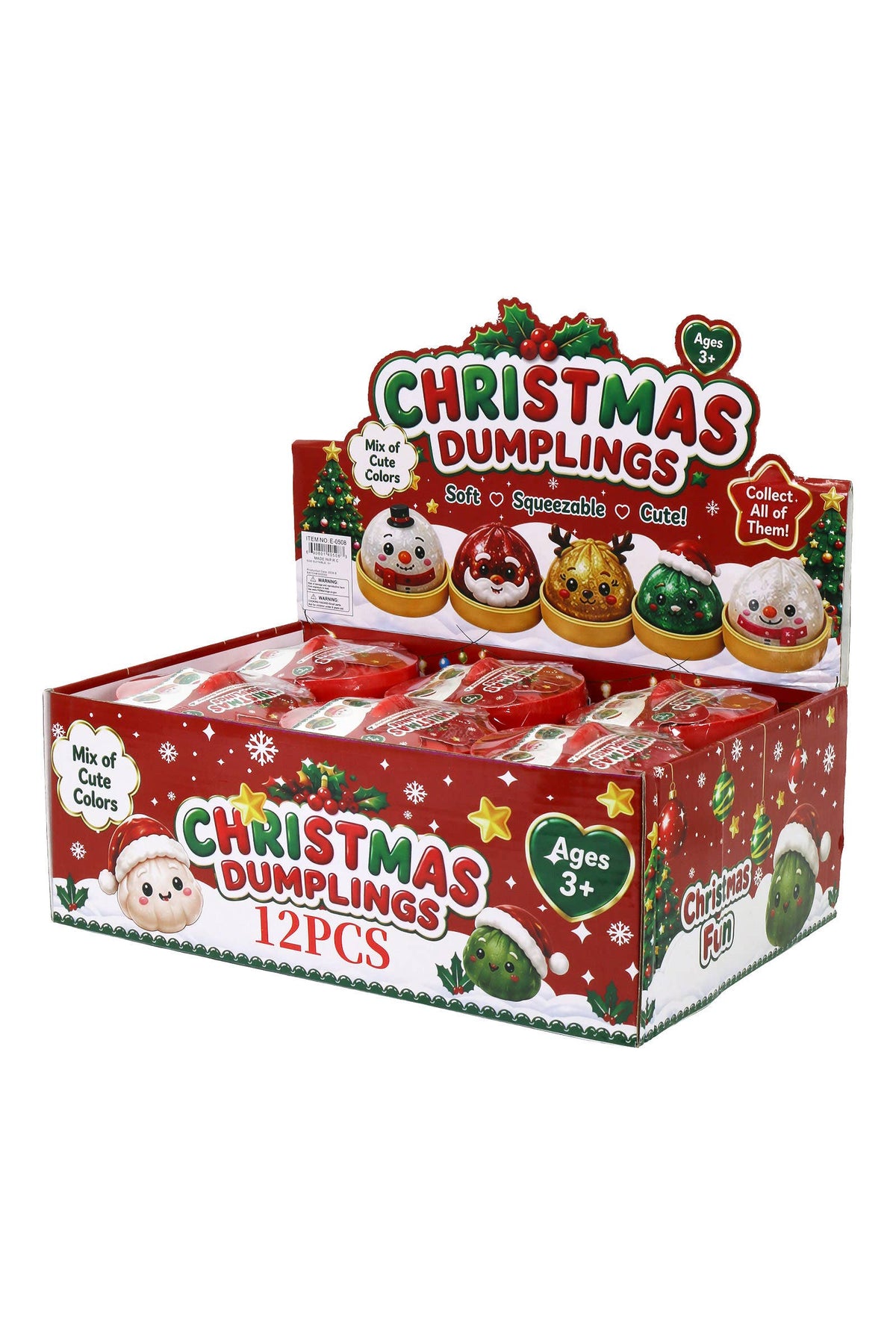 Christmas Variety Bao Bun Dumpling Squishy
