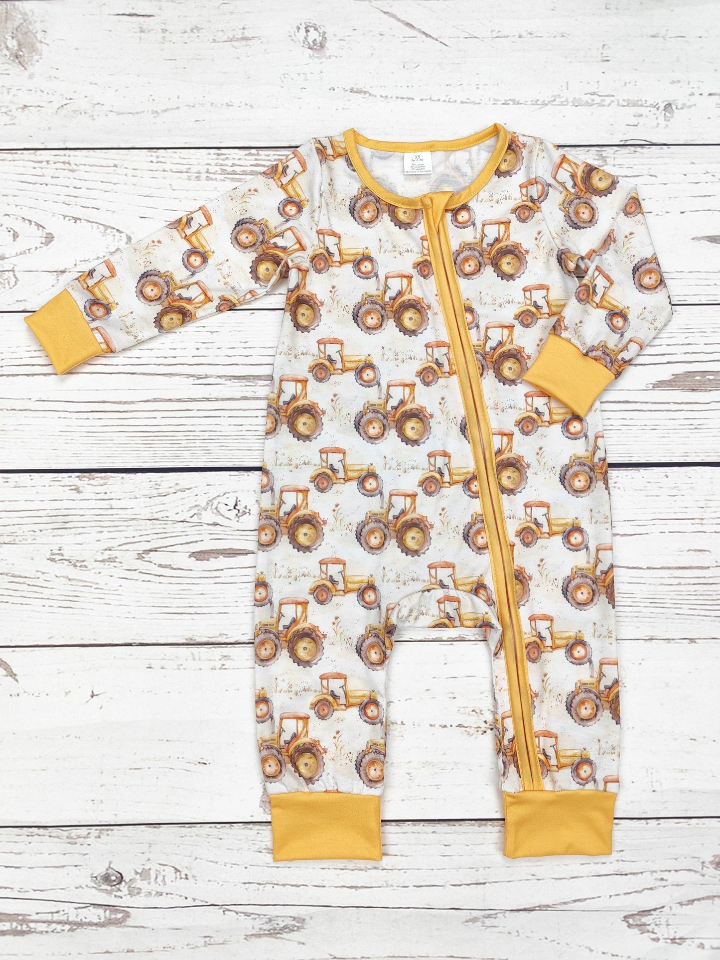 Boy Tractor Print  Zippy Sleeper