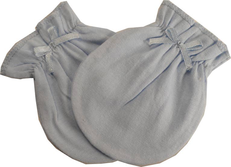 Pastel Cotton Jersey Infant Mittens