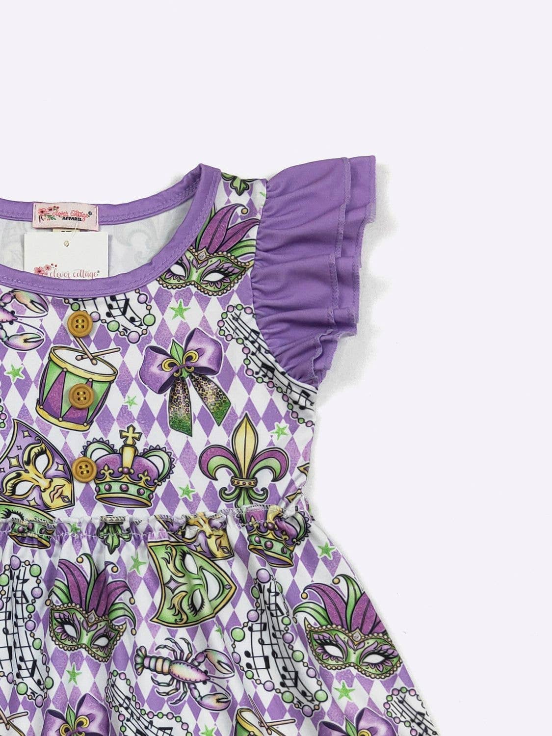 Mardi Masquerade Girls Dress