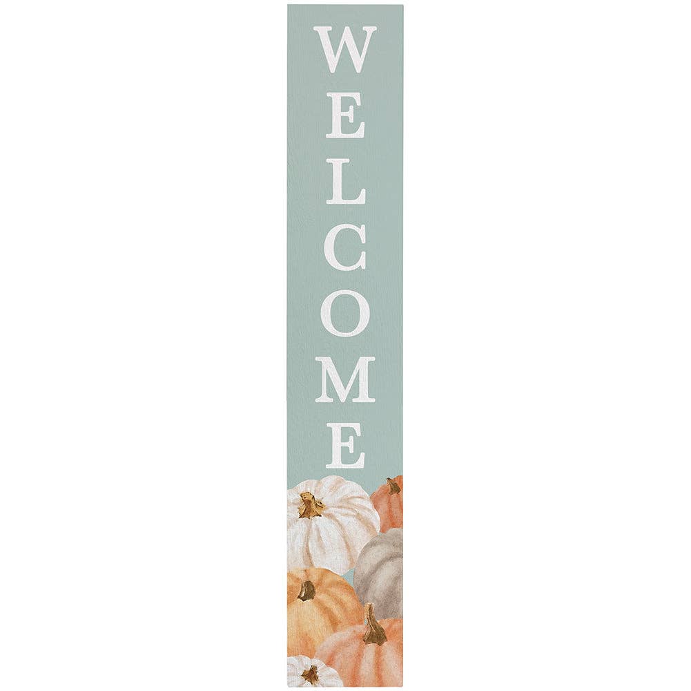 Welcome Pumpkin Pile - Porch Boards