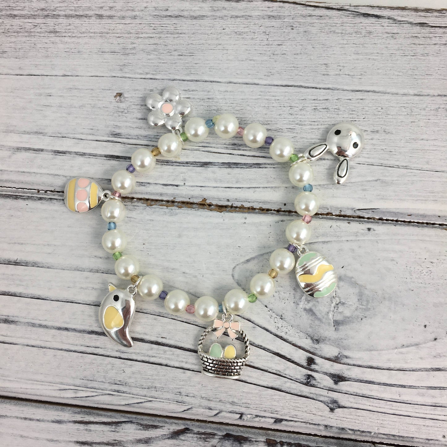 Easter Charms Stretch Bracelet