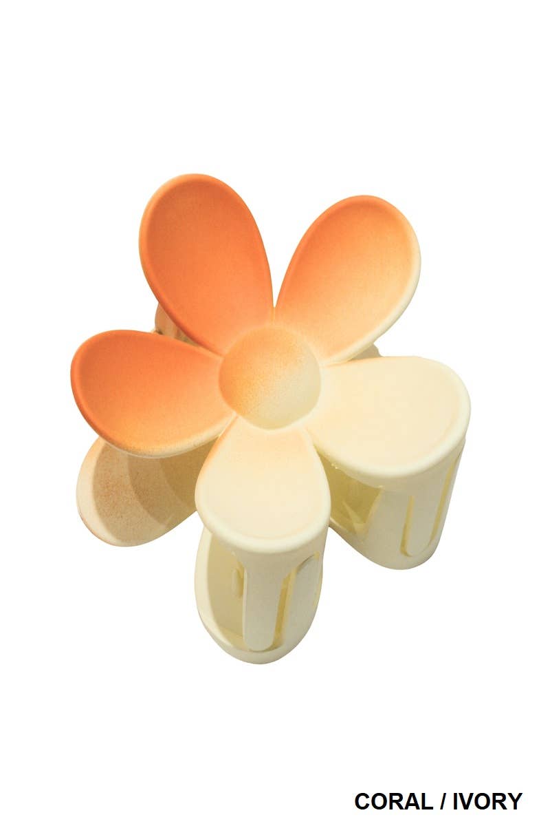 FLOWER HAIR CLAW CLIP
