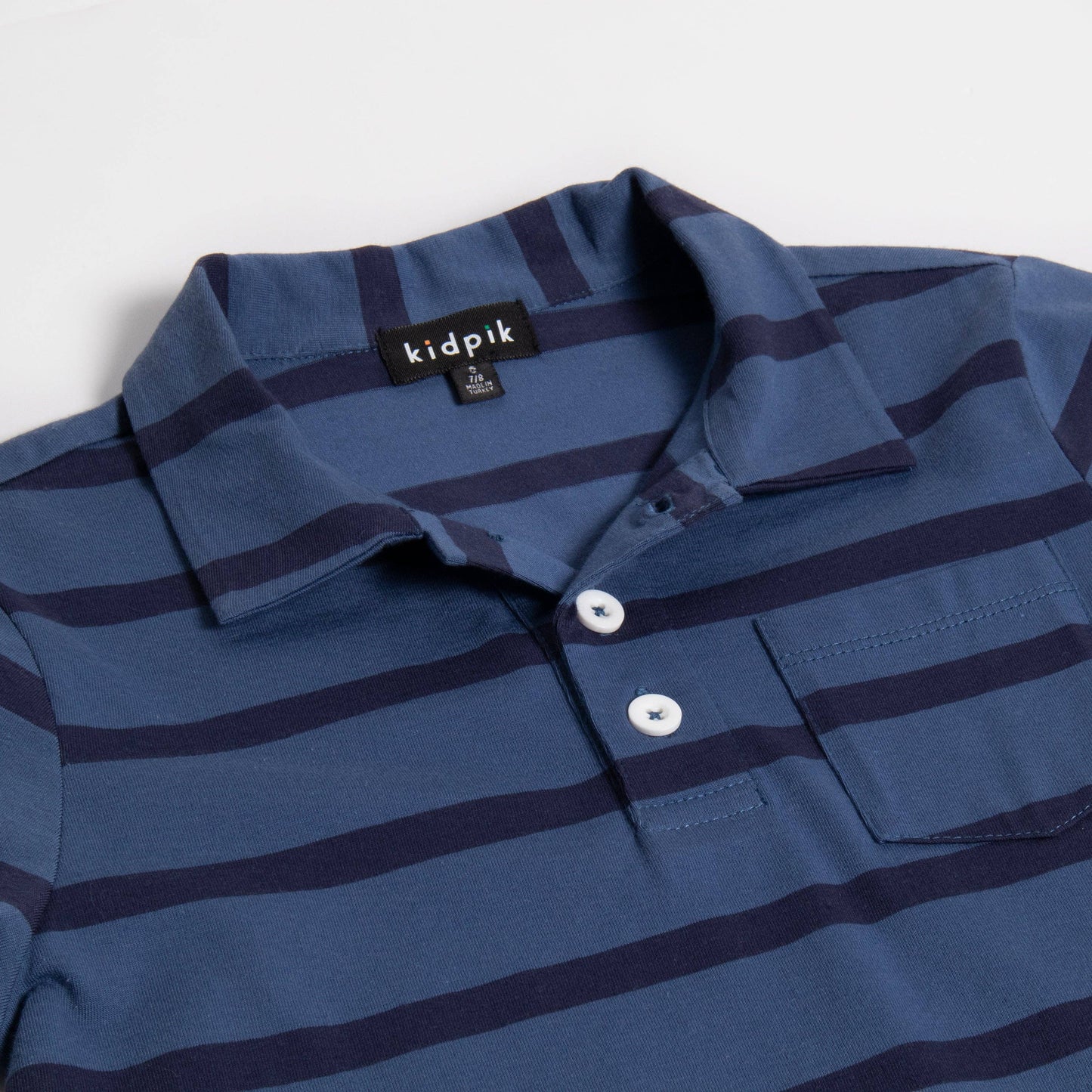Simple Stripe Jersey Polo