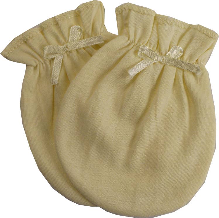 Pastel Cotton Jersey Infant Mittens