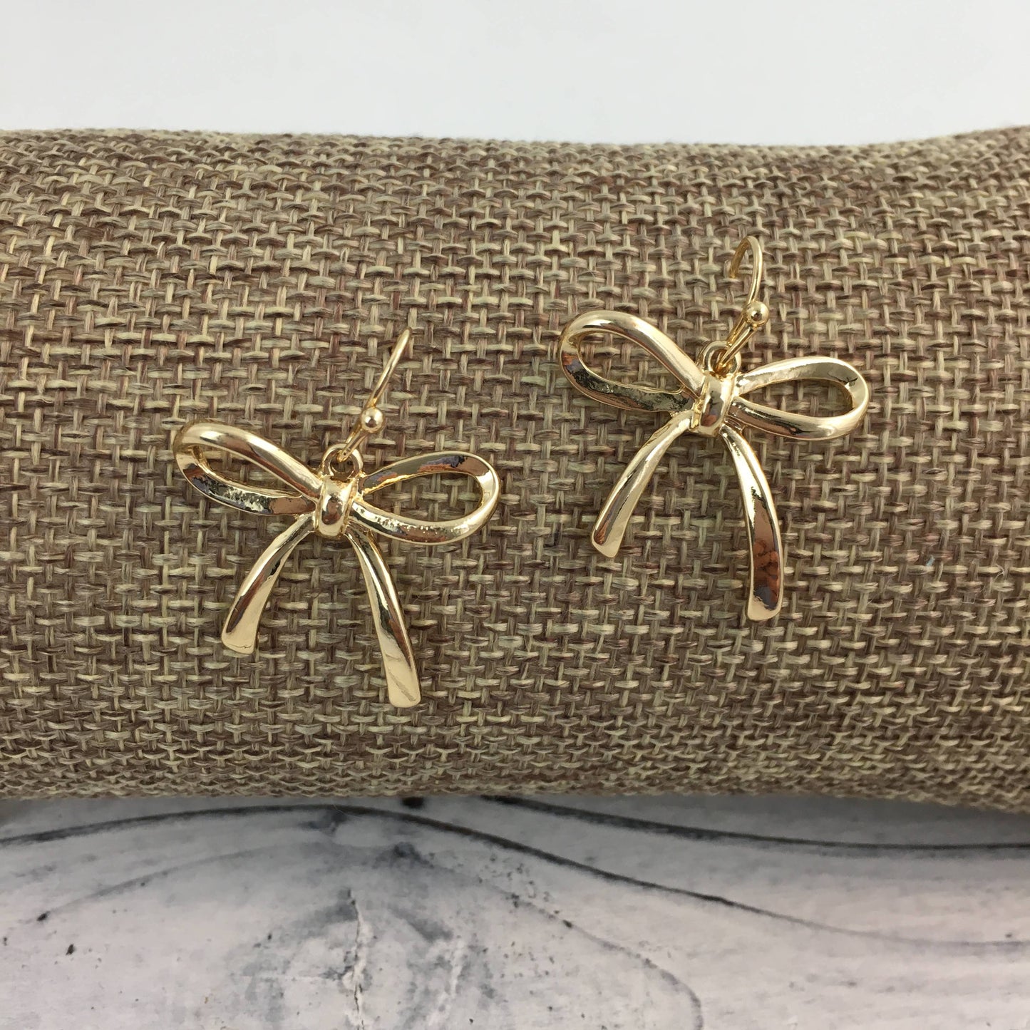 Bow ribbon earrings