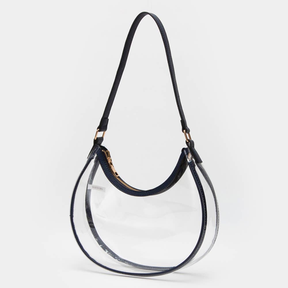 Transparent Shoulder Hobo Bag