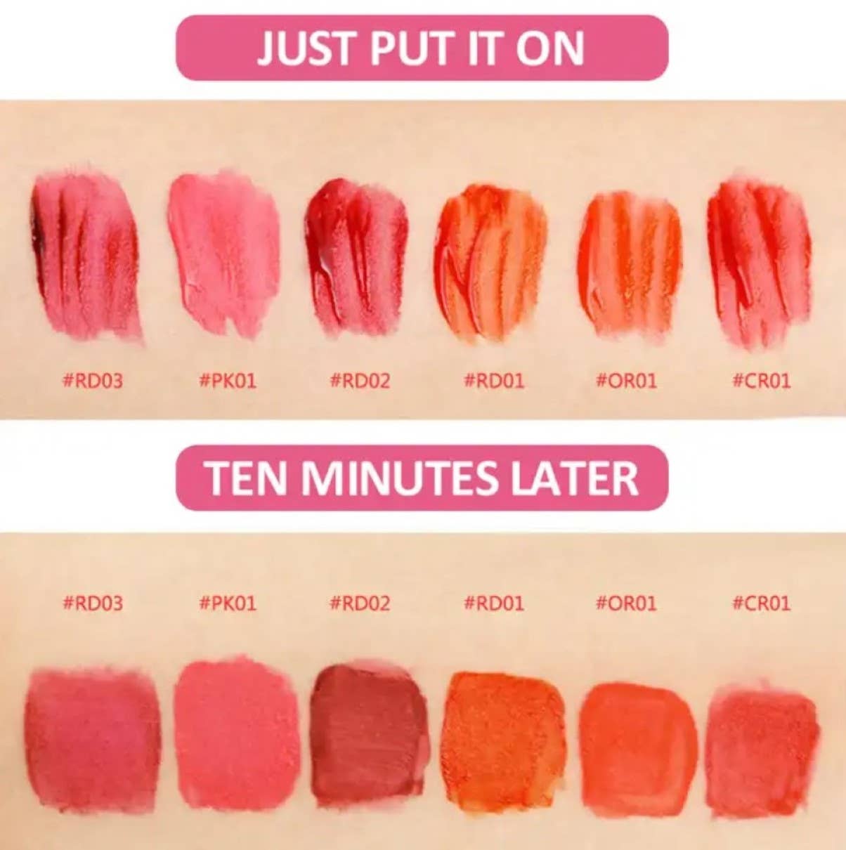 Long-lasting Lip Tint wine bottle shape Valentine gift