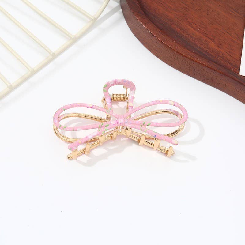 Botanical Floral Coquette Clip Hair Claw Clip