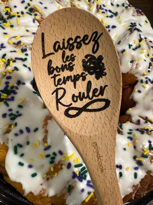 Mardi Gras Laissez les Bons Temps Rouler Cajun French Spoon