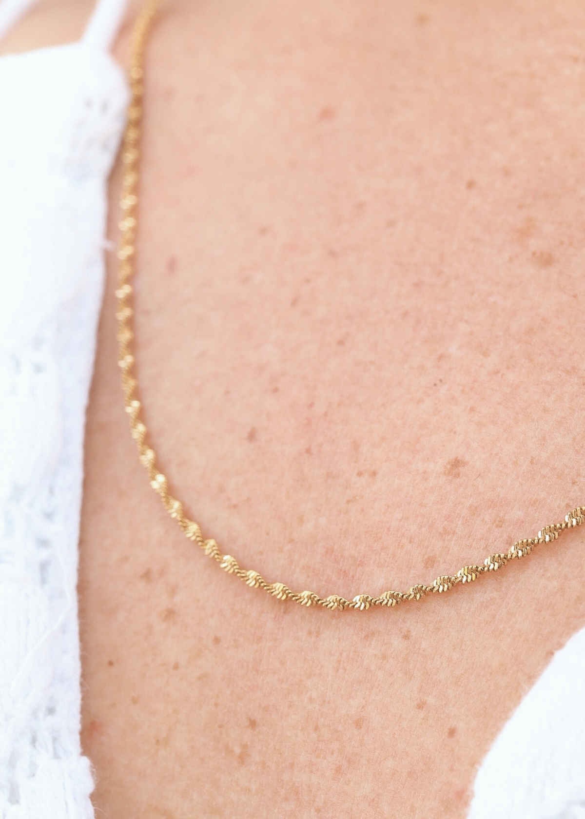 Singapore Dainty Chain Necklace