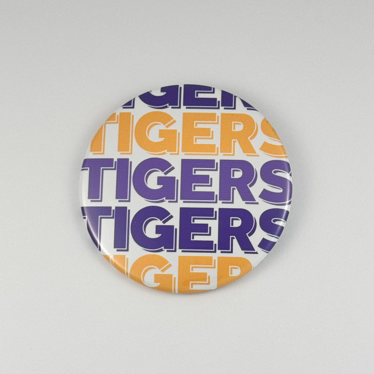 Tigers Tigers Tigers Game Day Button