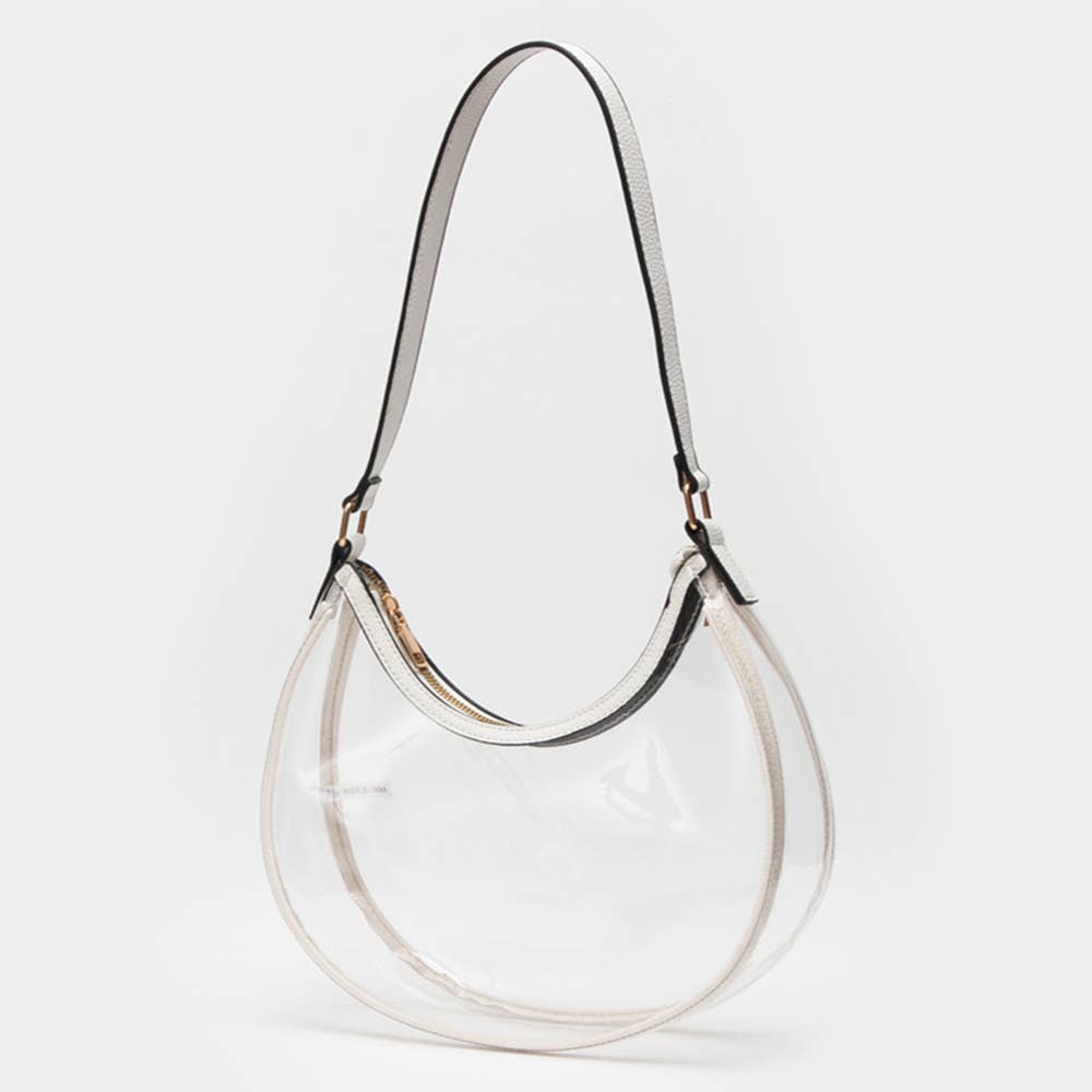 Transparent Shoulder Hobo Bag