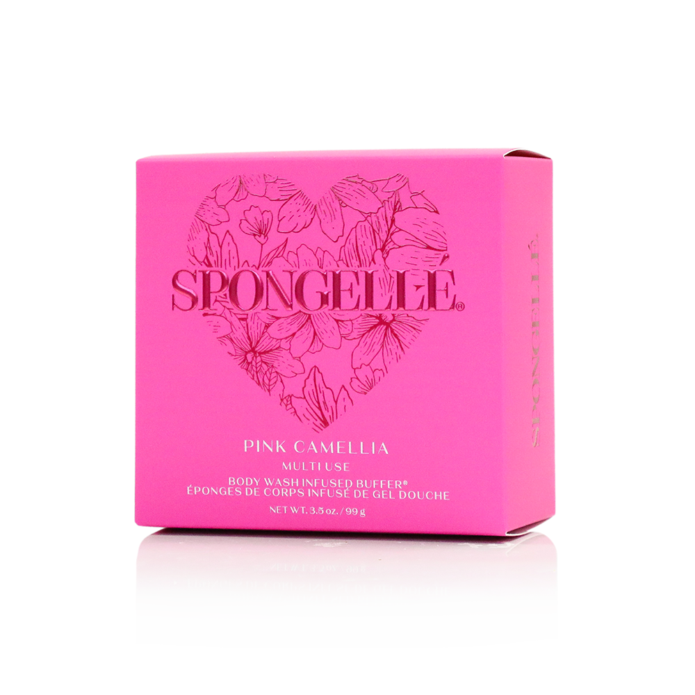 Pink Camellia Heart Buffer