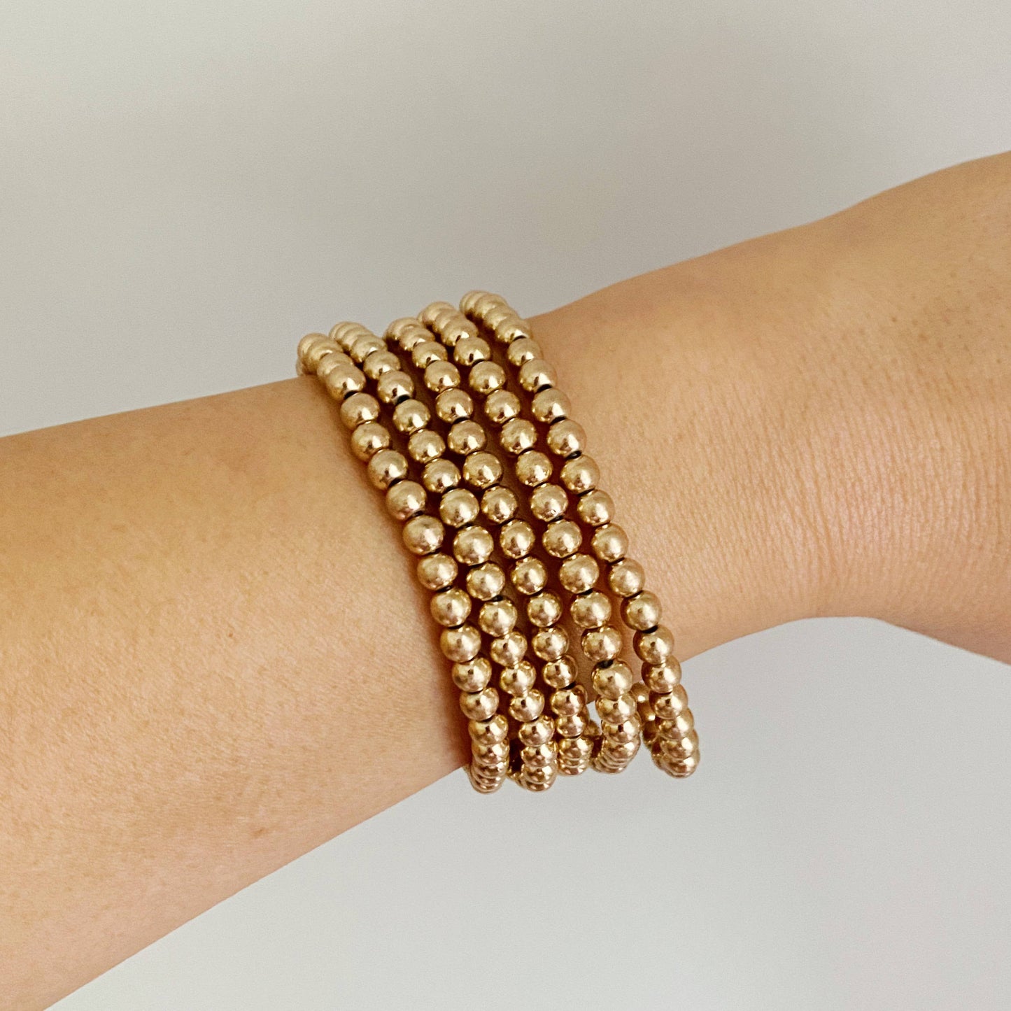 Golden Beads Bracelet