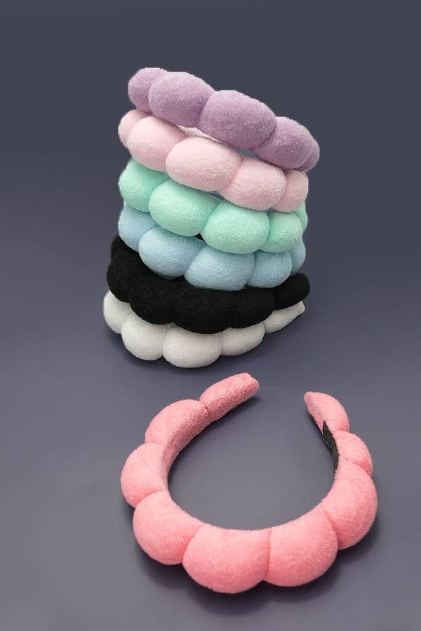 SPA SPONGE TERRY TOWEL HEADBAND FOR BEAUTY CARE