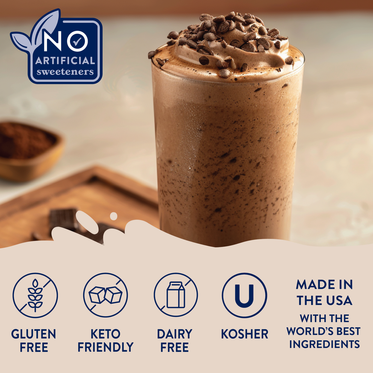 Naturally Sweetened Chocolate Mocha Syrup - 375ml